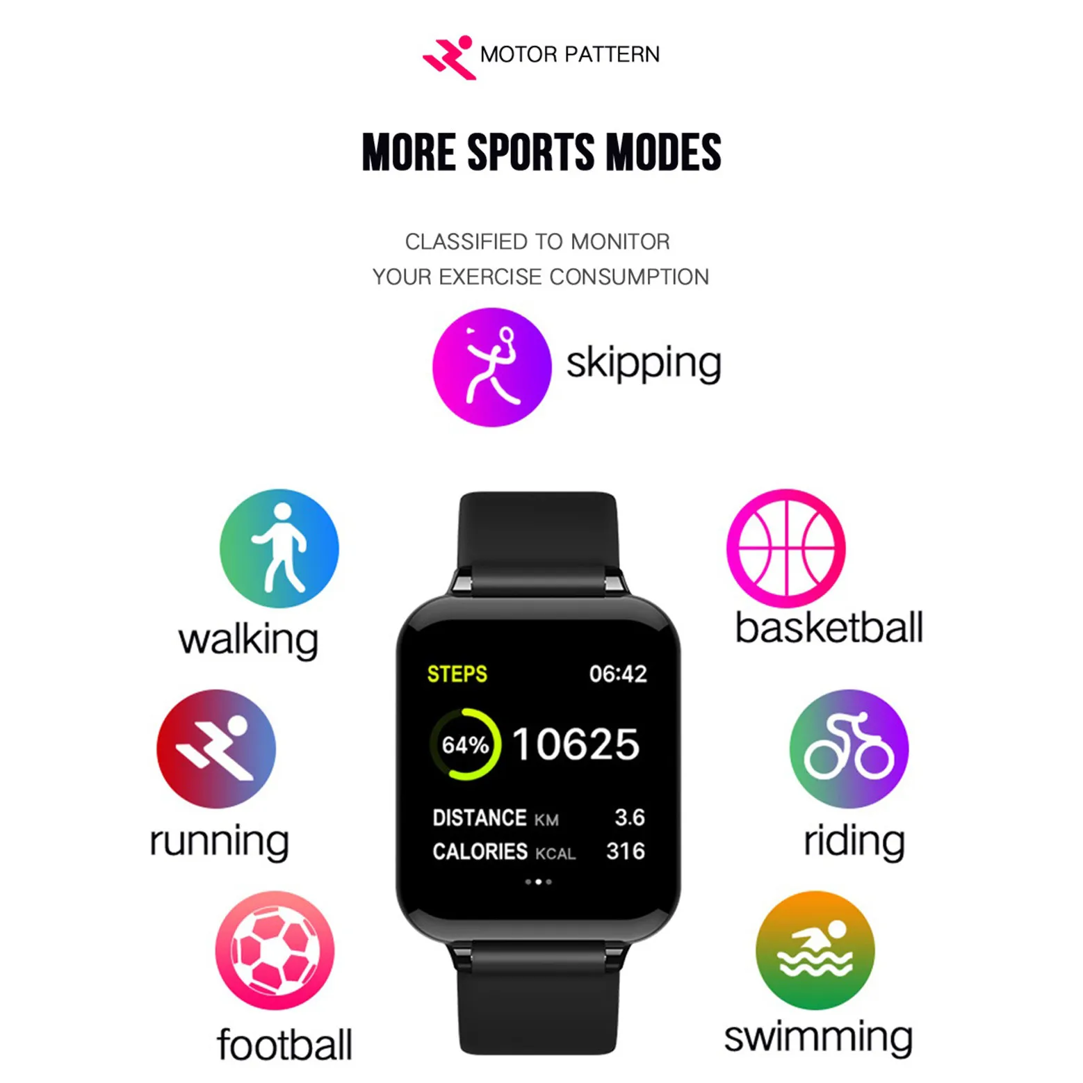 Y77 монитор сердечного ритма Bluetooth Браслет фитнес трекер Смарт часы спортивный