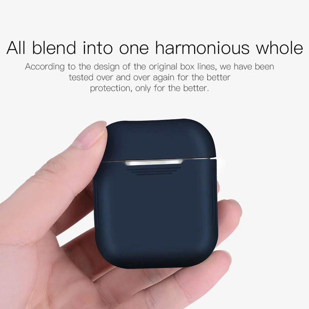 Мягкий защитный силиконовый из ТПУ чехол для гарнитура для airpods зарядный корпус для air pods i12 i7 i10 чехол для зарядного устройства цветной чехол