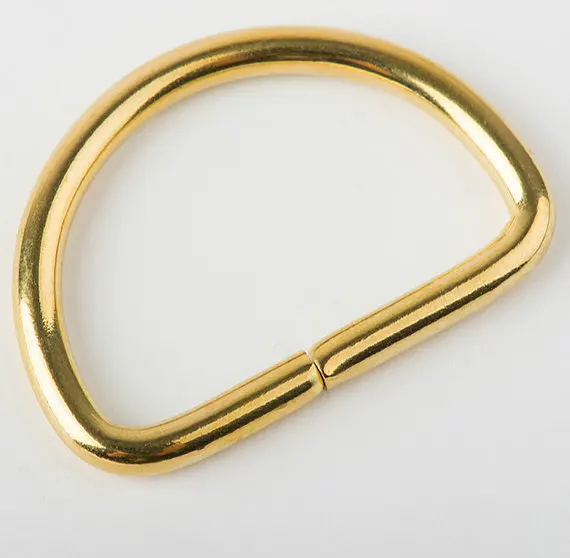 Золотое D образное кольцо 20 мм|d ring|gold d ringd ring gold |