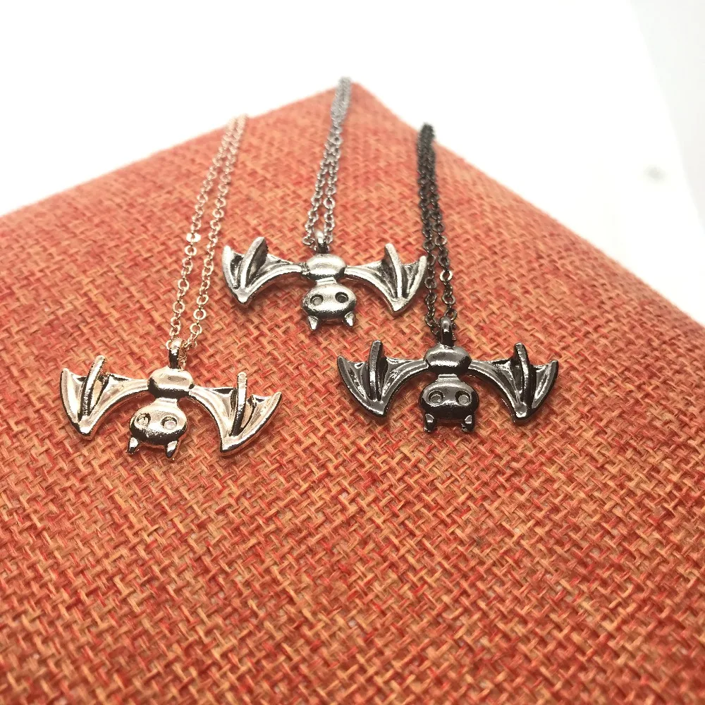 3 шт. модное ожерелье женское длинное кулон летучая мышь популярное летнее