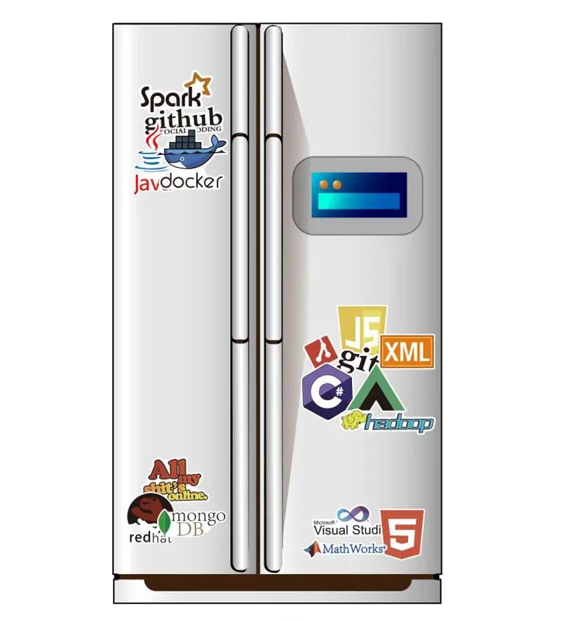 50 шт./лот интернет Java JS Php Html облачный Docker язык программирования биткоинов APP