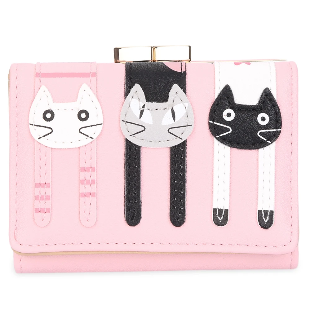 2017 Дизайн Кредитной Карты Кошелек Монета Держатель Женщин Бумажник На Молнии Kawaii