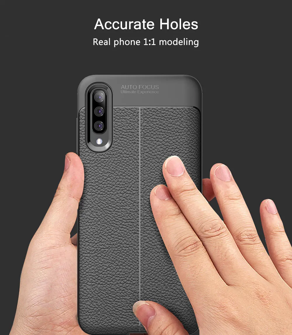 Ударопрочный Тонкий чехол для Samsung Galaxy A10 A20 A30 A40 A50 A70 Fashion A505 2019 A405 тяжелый мягкий