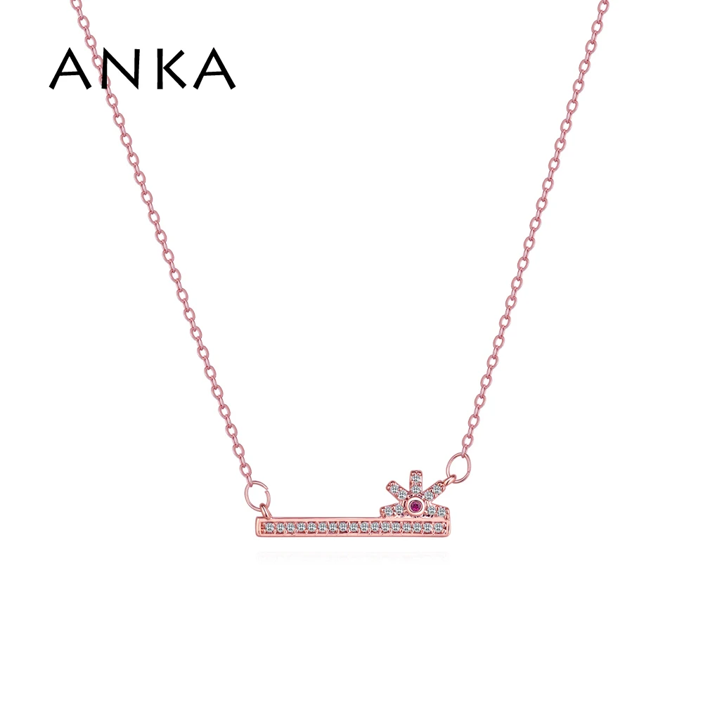 ANKA ожерелья и подвески для женщин девушек модные с цепочкой AAA кубический