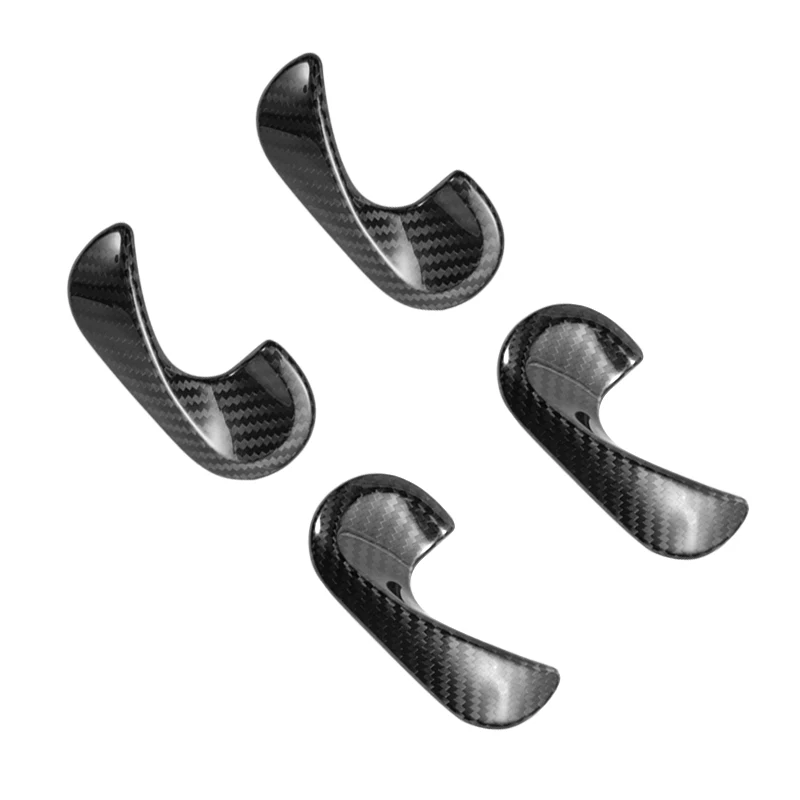 Door handle-forfour Дверные ручки для крышек из углеродного волокна, аксессуары для модификации автомобиля, Стайлинг, наклейка из углеродного волокна для smart453 fortwo forfour - Название цвета: Door handle-forfour