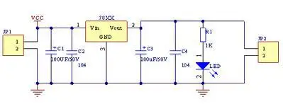 Бесплатная доставка! 1 шт. модуль постоянного тока/LM7805 фиксированный