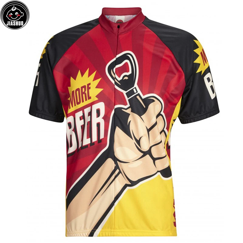 Multi выбирает Классическая Новое пиво Pro Team велосипед Велоспорт Джерси дышащая индивидуальные jiashuo