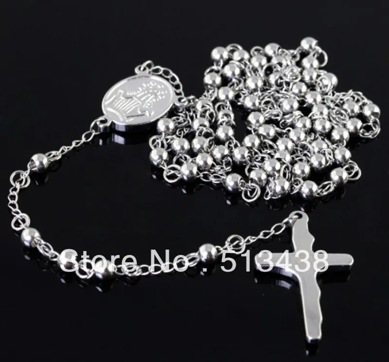 Длинная цепочка из нержавеющей стали для мужчин модное ожерелье с крестом джуза