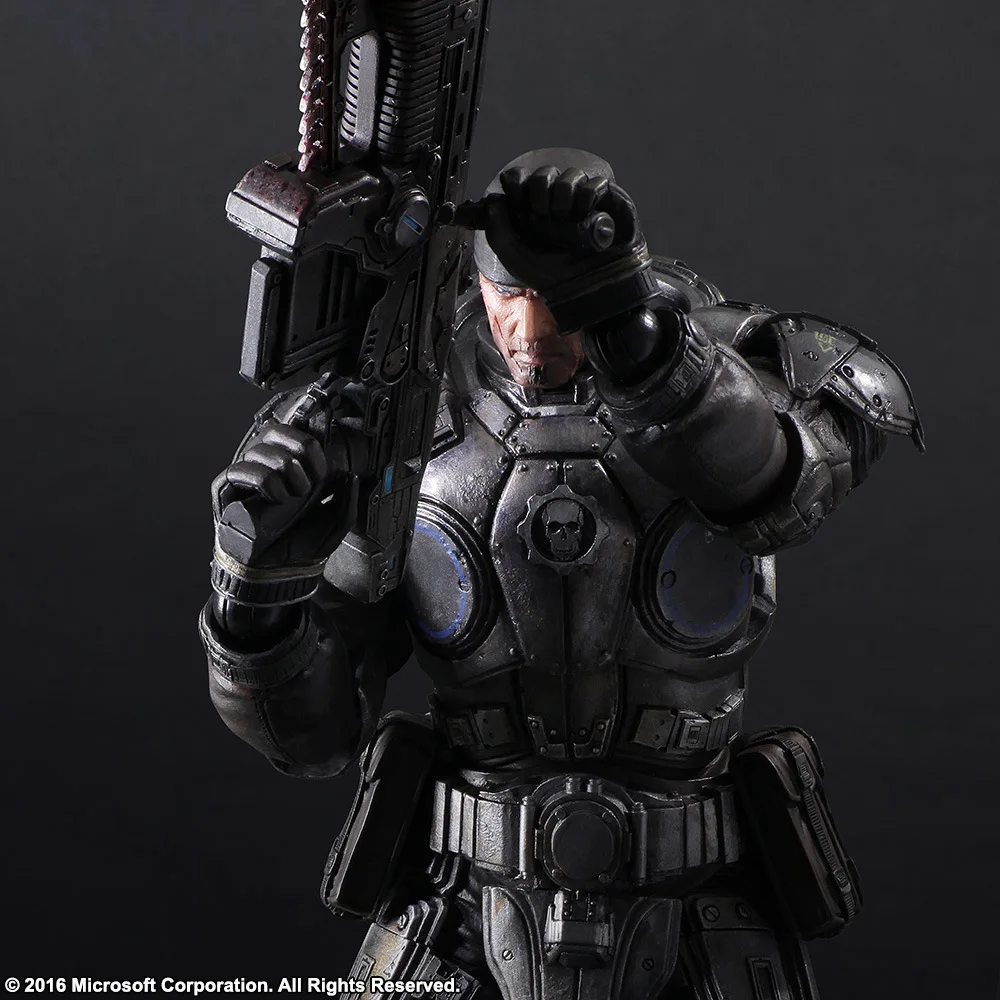 Экшн фигурка ПВХ Маркус Феникс 27 см|gears of war|play artsmodel toy |