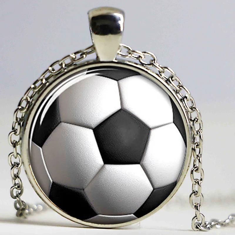1 шт. ожерелье с подвеской в виде футбольного мяча|pendant necklace|necklaces soccernecklace glass |