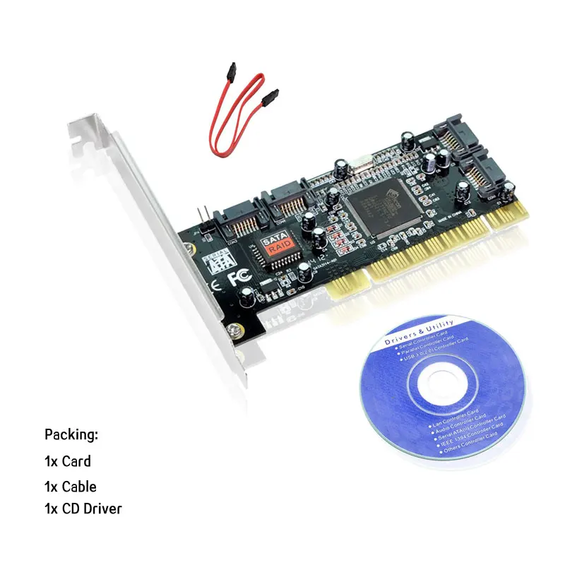 PCI, 4  SATA,     Sil 3114,    PCI,  2, 2   /