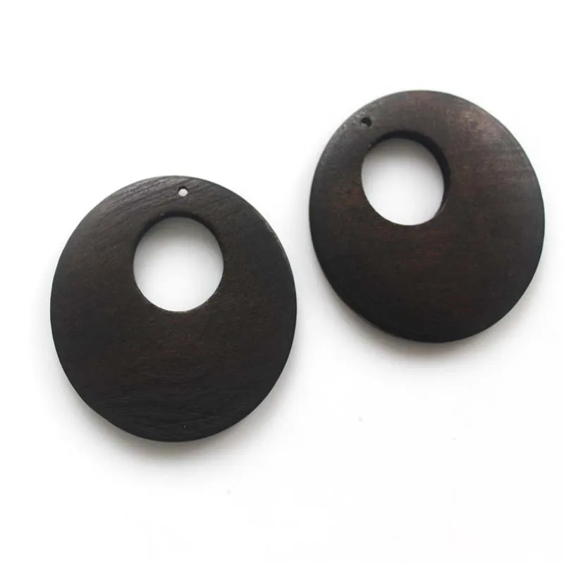 5 шт. черные кофейные круглые деревянные подвески Подвески Diy подвеска ожерелье