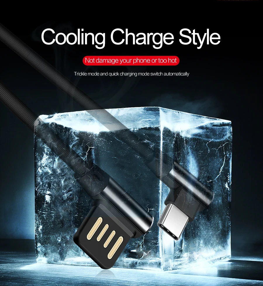 90 градусов L type-c 3,1 шнур данных зарядное устройство Usb-c для samsung Xiaomi huawei USBC type C 2.4A 2A Быстрая зарядка Usb C кабель usb type C