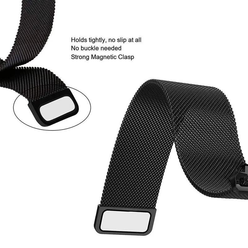 Металлический спортивный ремешок Миланская петля для Xiaomi Amazfit Bip браслет с