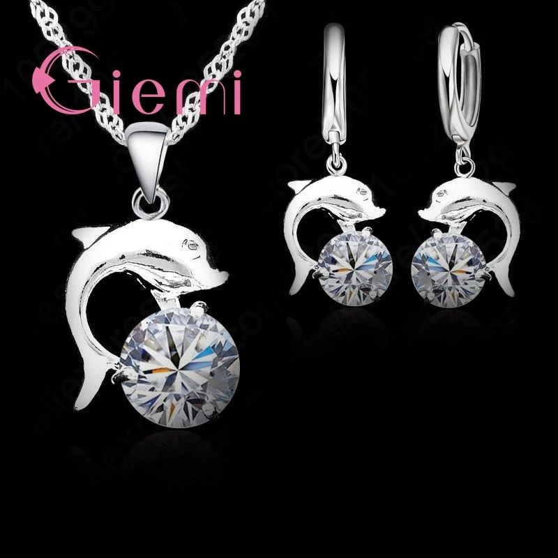Комплект из колье и серёг серебра 925 пробы|set sterling silver|jewelry set 925jewelry sets |