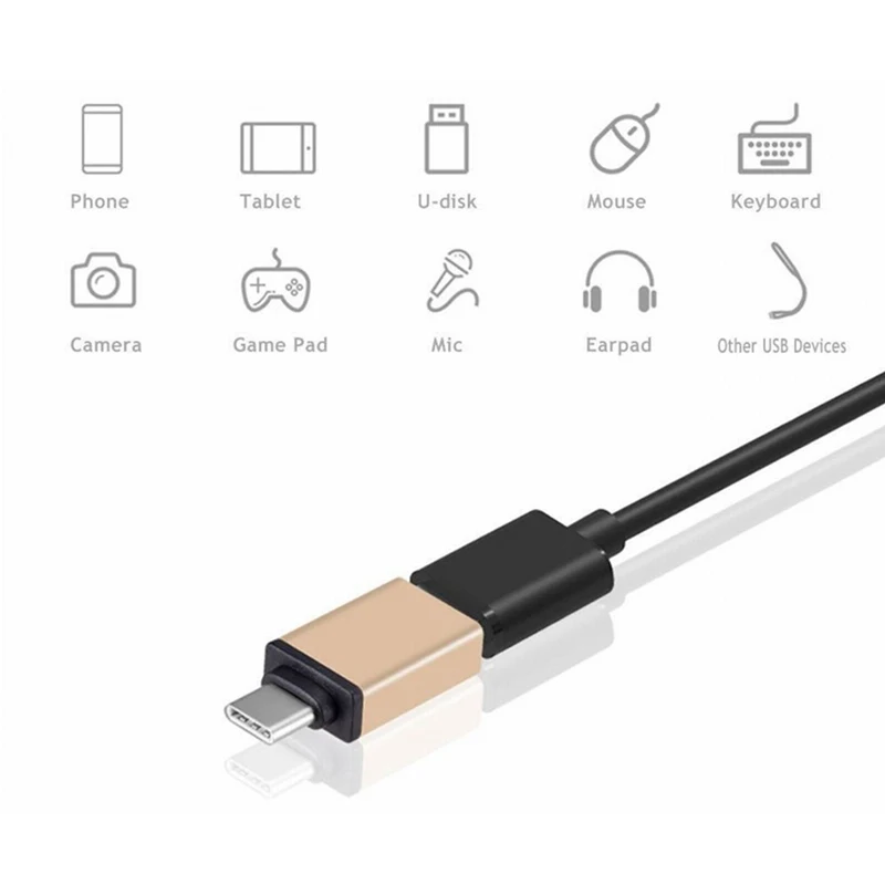 1 пара USB 3 Type C папа к 0 A OTG + Micro адаптер переходник|Кабели передачи данных| |