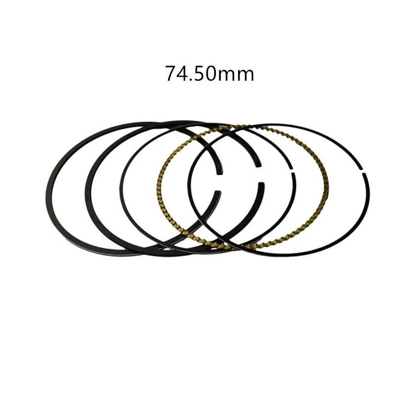 

AHL размер отверстия цилиндра мотоцикла 74 ~ 75 мм комплект поршневых колец для YAMAHA YBR250 YS250 XT250 XG250 YFM25R Raptor 1S4-11631-10-A0