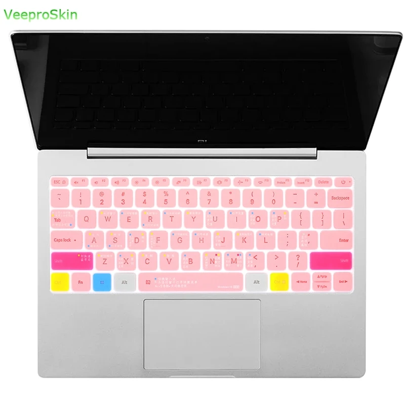 Ноутбук экологичный силиконовый светится в темноте клавиатура протектор Win 10 Intel чехол для клавиатуры ноутбука для Xiaomi Air 12,5"