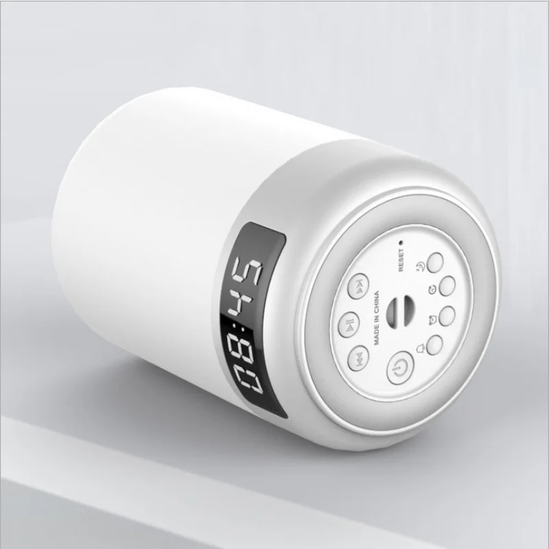 LBK умный Ночной светильник bluetooth динамик D58 часы 7 цветов атмосферная лампа