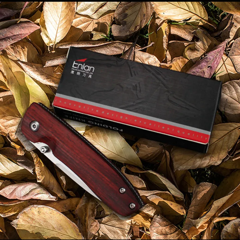 Enlan M028 8Cr13MoV G10 или складной нож с деревянной ручкой инструмент для выживания кемпинга охотничий карманный нож тактический инструмент для повседневного использования