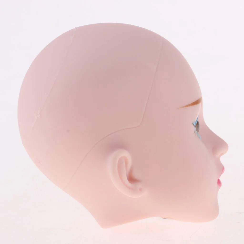 1/4 Женская Кукольная голова с коричневыми глазами для BJD аксессуары