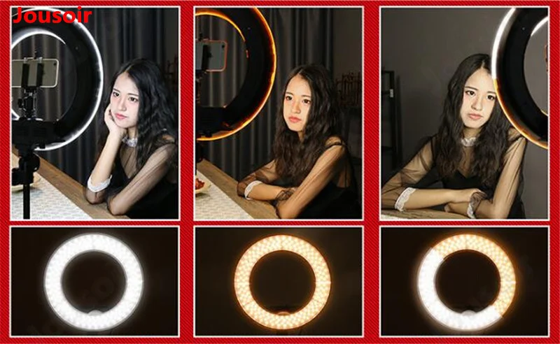 кольцевая лампа Камера фотостудия телефон 55 Вт 240 шт LED 5500k для матовых фотографий