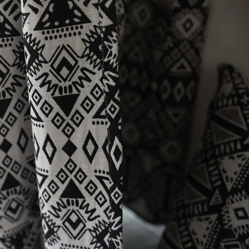 Креативная Современная Геометрическая Затемняющая штора с принтом для гостиной