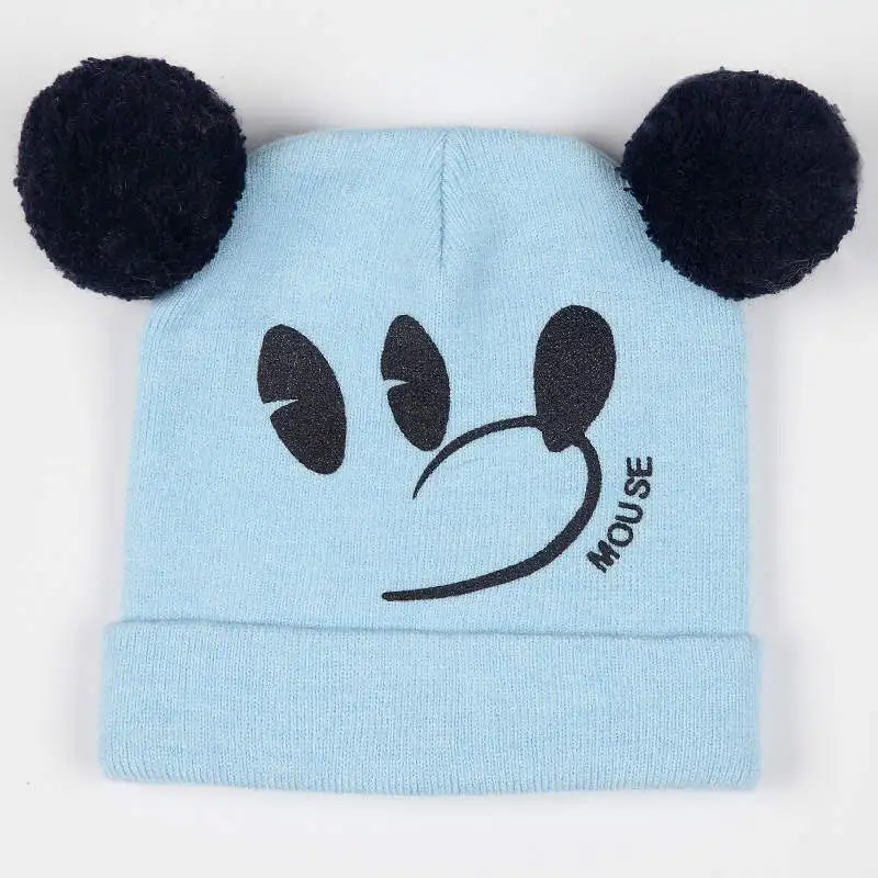 C Disney детская модная шерстяная шапка, вязаные рукава, теплая дышащая Детская шерстяная шапка с рисунком - Цвет: C