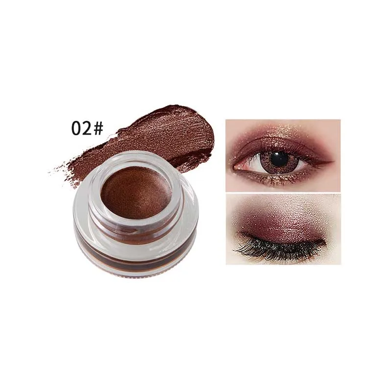 Niceface-E17059-2 Niceface, натуральные, 15 цветов, одиночные тени для век, кремовые, водонепроницаемые, стойкие пигменты, красный, зеленый цвет, мерцающие, Металлические тени для век - Цвет: Niceface-E17059-2