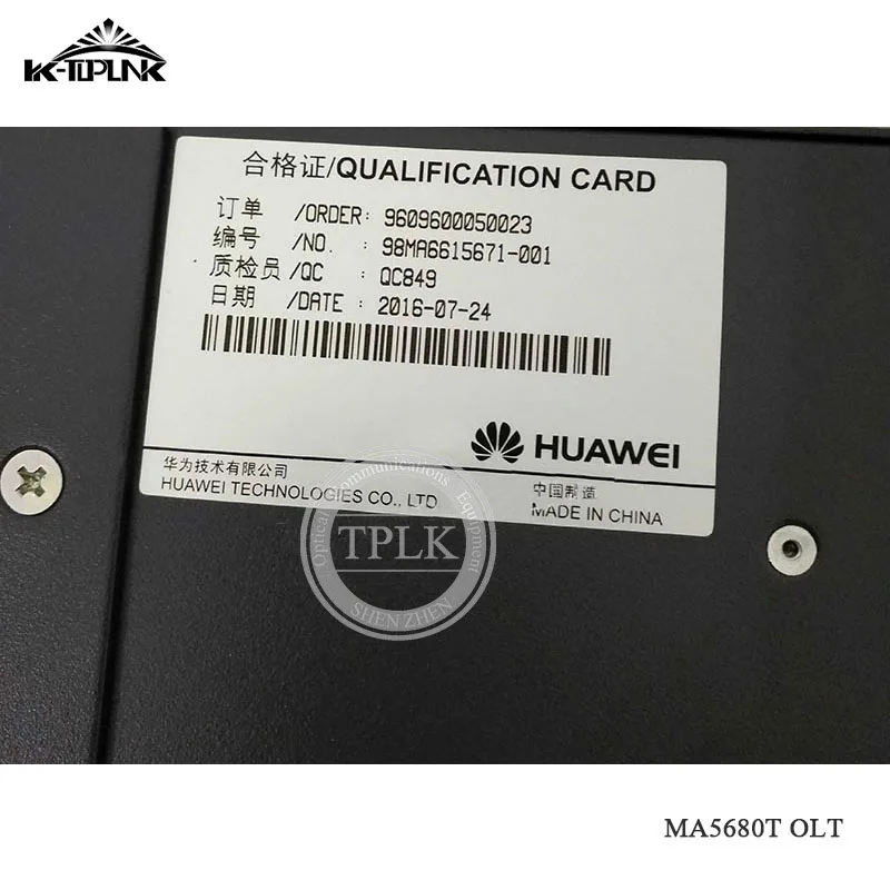 Горячая Распродажа оригинальный Хуа Вэй GPON MA5680T OLT Оборудование для оптоволокна с