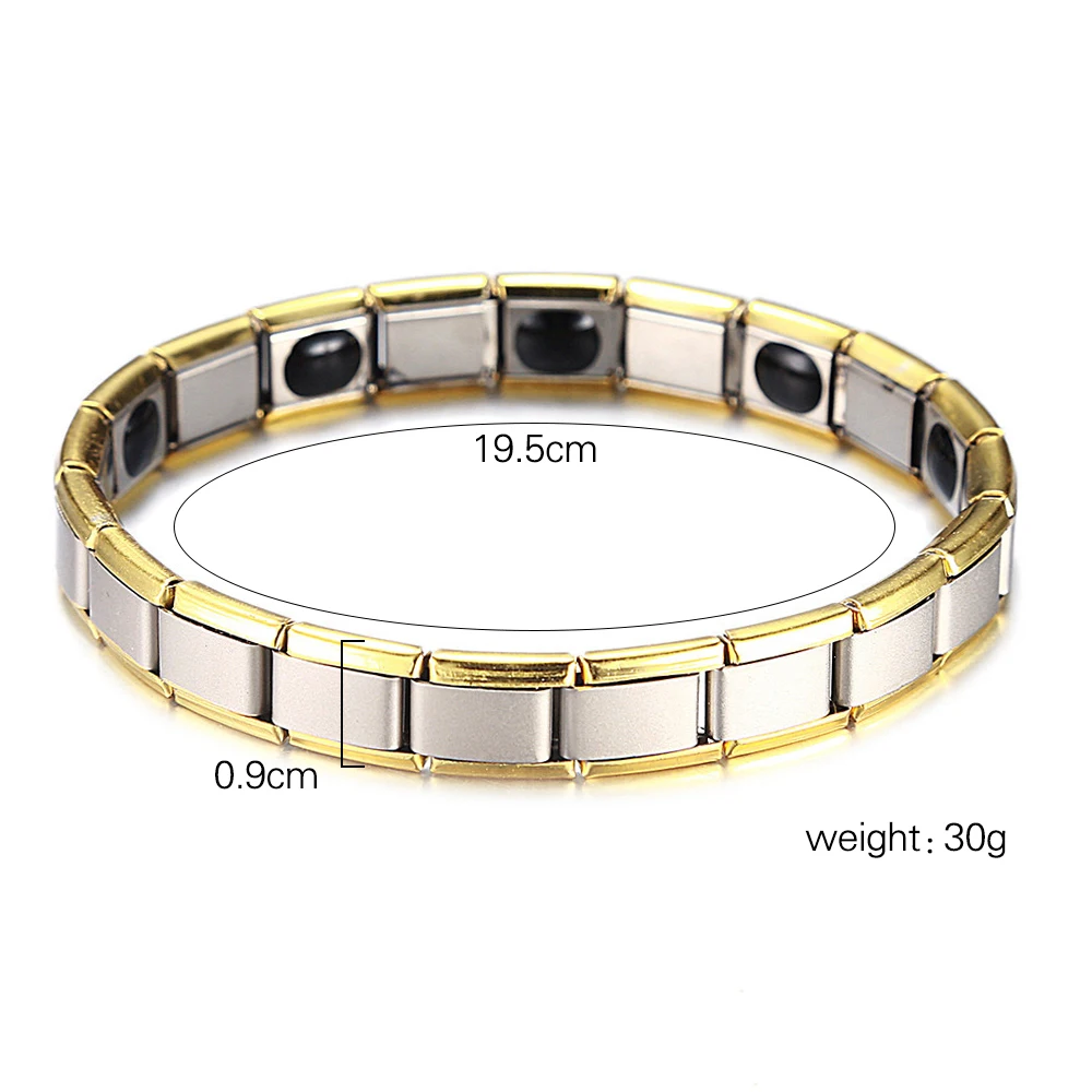 Магнитный гематит медный браслет мужские браслеты с пряжкой для здоровья