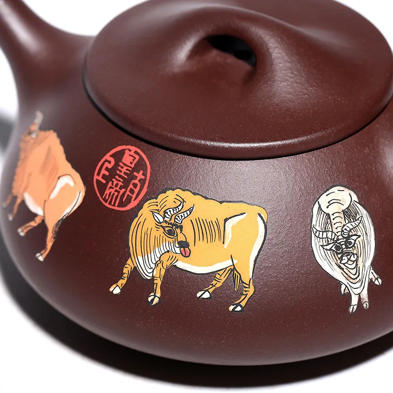 selling WuNiu recommended tea undressed ore purple clay pure manual mud stone gourd ladle custom to take delivery | Дом и сад