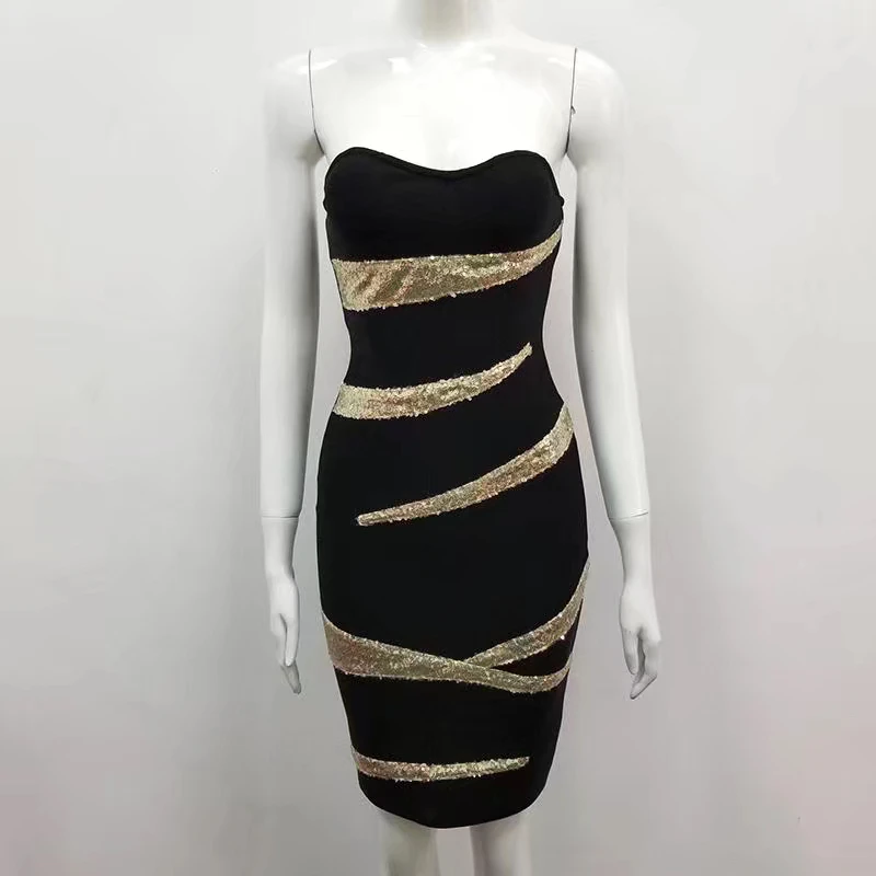 Женское сексуальное платье 2018 весеннее модное Золотое в полоску vestidos женское