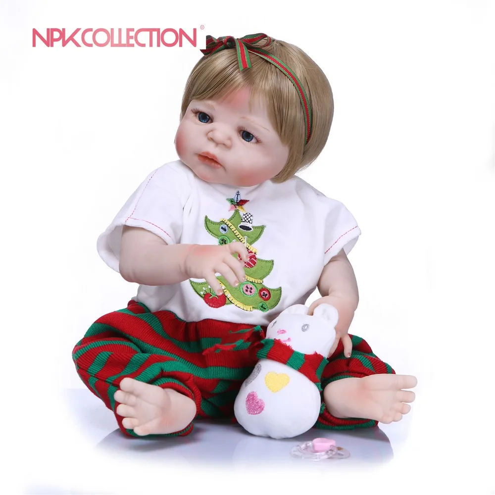 NPKCOLLECTION Reborn Классическая 23 дюймовая кукла принцессы для девочек ручная работа