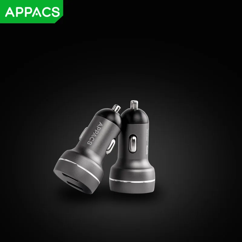 APPACS двойной Переходник USB для зарядки в машине универсальный Смарт 5V 3.4A Быстрая