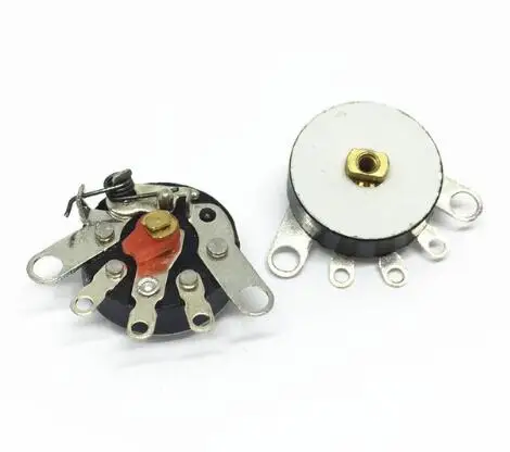 5 шт./лот RV12MM B503 B50K B10K B103 плоская ножка с переключателем lat ножной потенциометр
