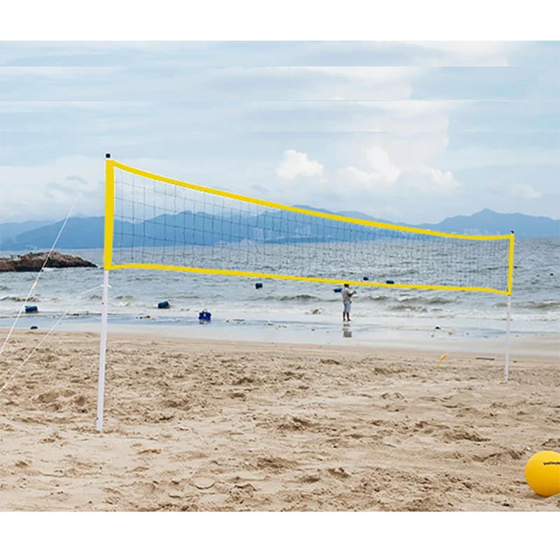 

Стандартная сеточка для пляжного волейбола портативная шаровая сетка 6,1 м * 0,61 м Теннисный гандбол Замена пляжных игр аксессуары для тренир...