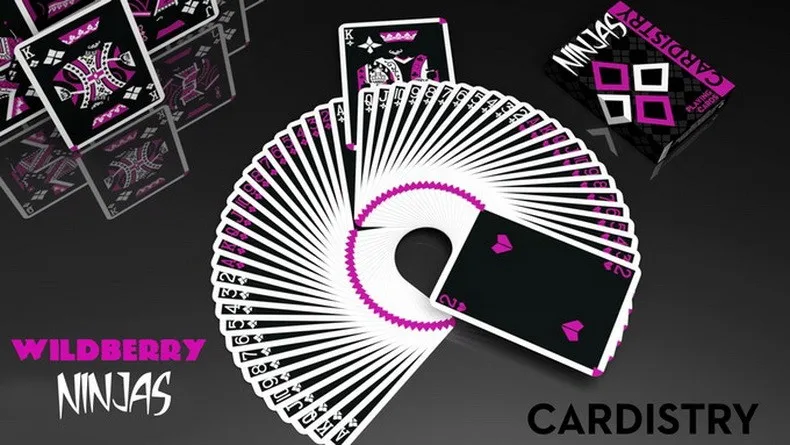 Cardistry Ninjas красные Игральные карты Poker Размер Deck USPCC на заказ Ограниченная серия от