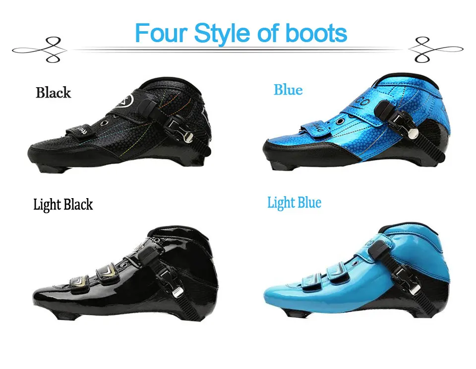 4 колеса коньки скорость Patines Встроенные роликовые коньки ZICO Профессиональный конькобежный спорт коньки для детей взрослых Patins SH52