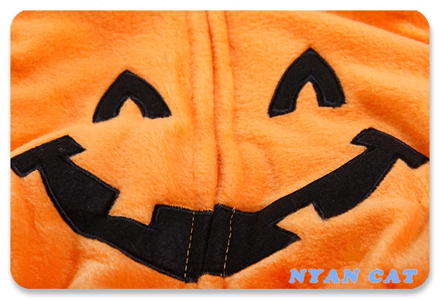 NYAN CAT Infant Toddler Halloween Baby Kids Cute Pumpkin Costume Polar Fleece Comfy Jumpsuit Rompers Clothes Retail | Детская одежда и
