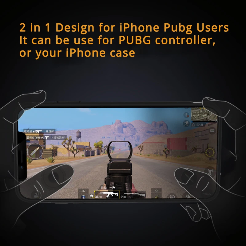 Беспроводной Bluetooth Pubg контроллер 2 в 1 джойстик триггер Fire Aim Кнопка геймпад для