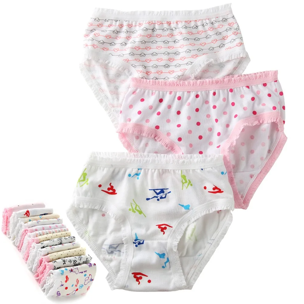Bragas de algod&oacute;n para ni&ntilde;as, pantalones cortos florales, ropa interior para ni&ntilde;os de 0 a 11 a&ntilde;os, env&iacute;o de colores aleatorios, 2 uds.-2