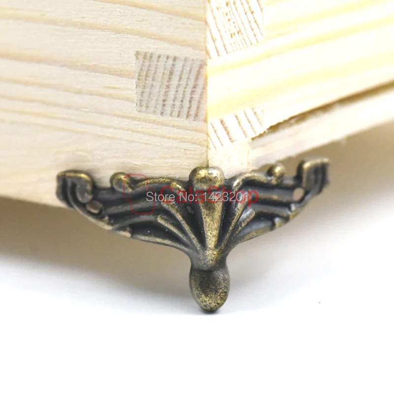 10 шт./лот античная сундук для ювелирных изделий деревянная мебельная коробка