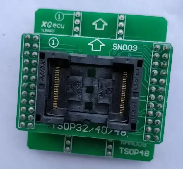 XGecu ANDK TSOP48 NAND08 адаптер только для xgecu minipro TL866II плюс программист для NAND флэш-чипы TSOP48 гнездо адаптера