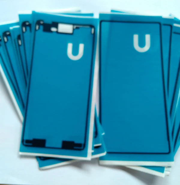 10 шт./5 компл. Передняя сенсорная ЖК-лента + задняя крышка корпуса наклейка для Sony