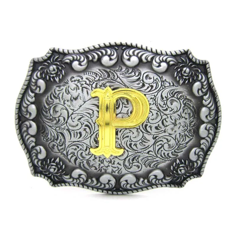 Пряжка для ремня с буквенным западным рисунком Rodeo Initial d.k.m.p.r | Дом и сад