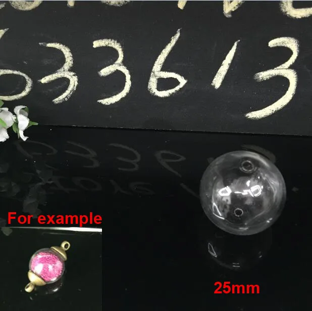 20 шт./лот смешанный размер прозрачный круглый стеклянный шар пузырьковый с 3 мм