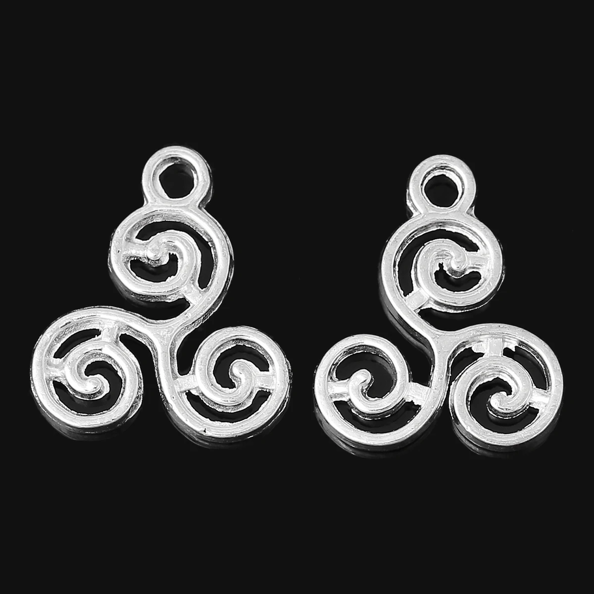 DoreenBeads подвески из цинкового металлического сплава с серебряным узлом и