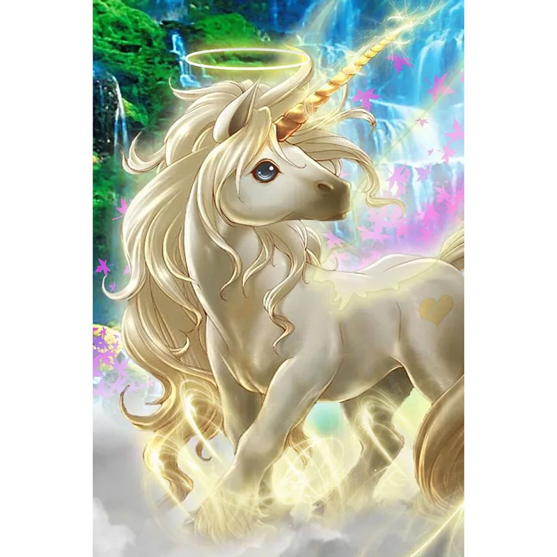 Ангел Unicorn.40x50cm DIY раскраска Краски Раскраска по номерам инструменты Изображение красивый ing подарок сюрприз