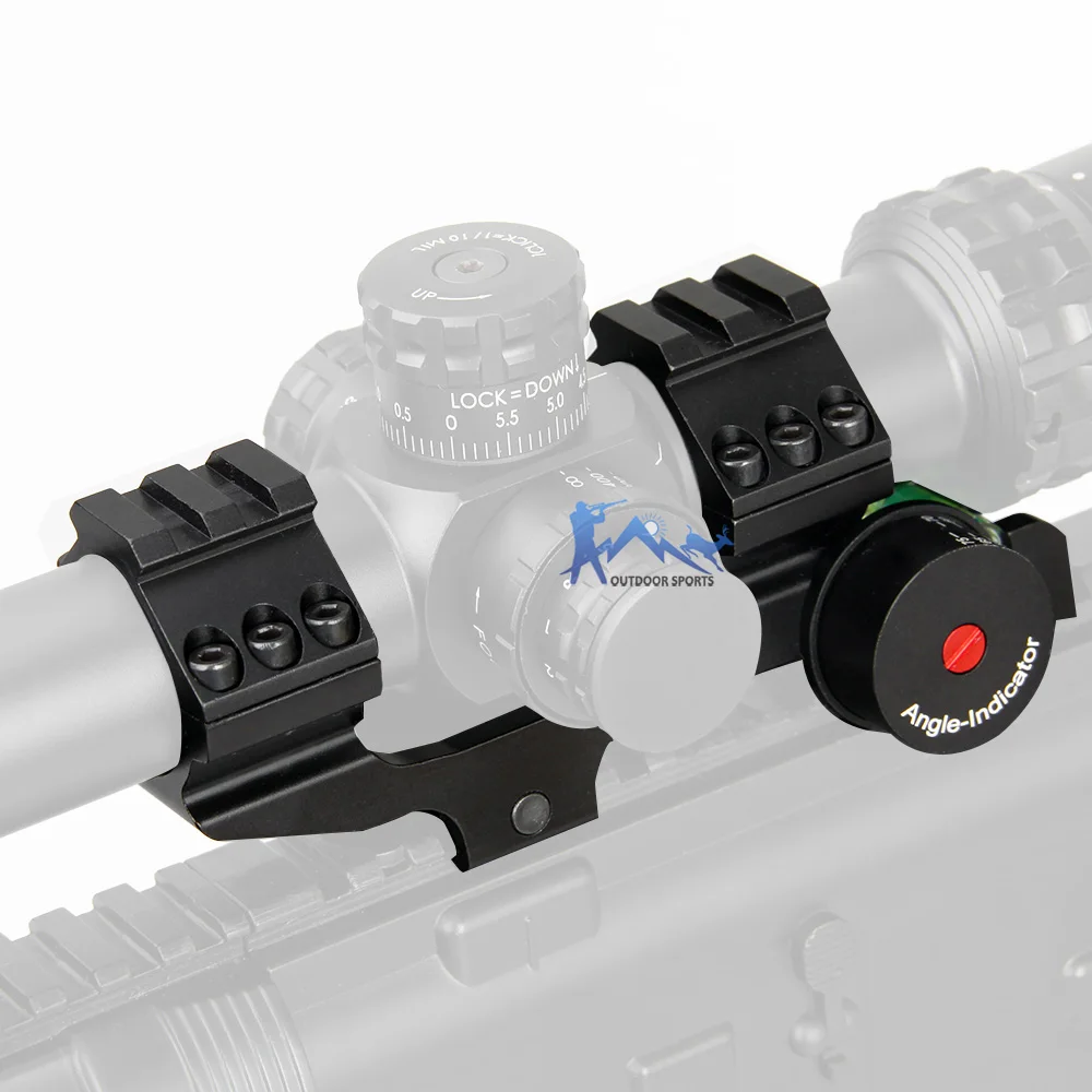 PPT Tactical Cantilever Weaver Forward Reach Dual Ring Scope Mount With Level Buble for Rifle OS24-0185 | Спорт и развлечения